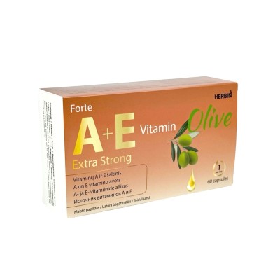 Витамины A+E  (60 капсул) HERBIN