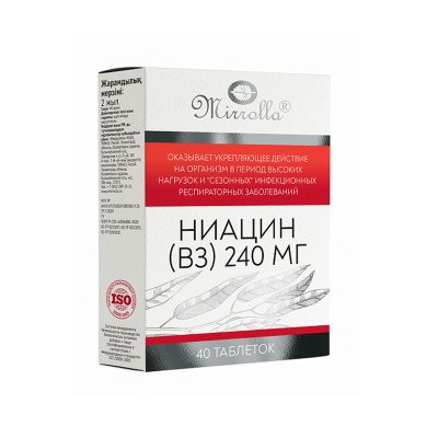 Niatsiin 240mg N40, Mirrolla