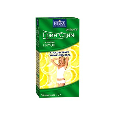 Salendav taimetee sidruniga 2g N30, Grin-Slim