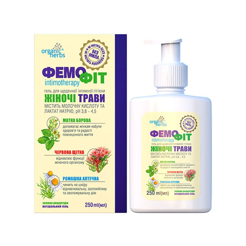 Femofit Naiste taimed intiim-dushigeel 250ml