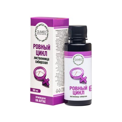 Olimed Siberi lehis "Ühtlane Tsükkel" taimede ekstraktid 100ml