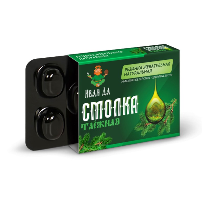 Резинка жевательная Смолка таежная №5 по 0,8 г