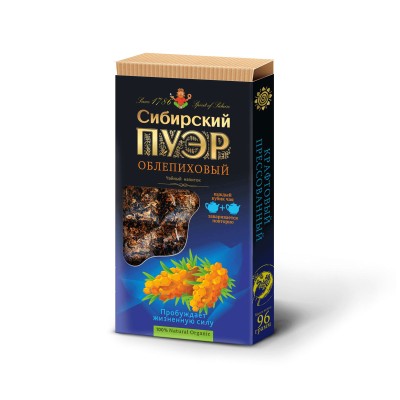 Taimetee “Siberi pu-erh” astelpajuga 96g tahvlites