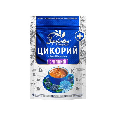 Цикорий гранула ЗДОРОВЬЕ с черникой 85гр