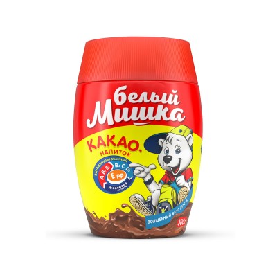 Какао-напиток гранула БЕЛЫЙ МИШКА 300гр