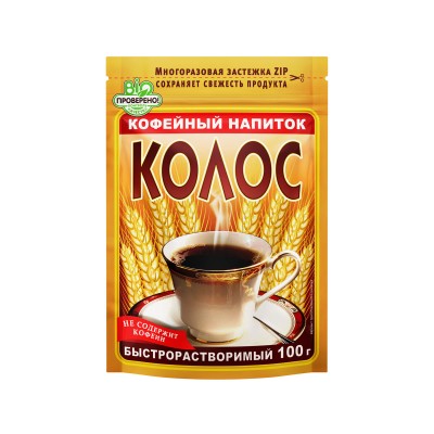 Кофейный напиток порошок КОЛОС 100 гр