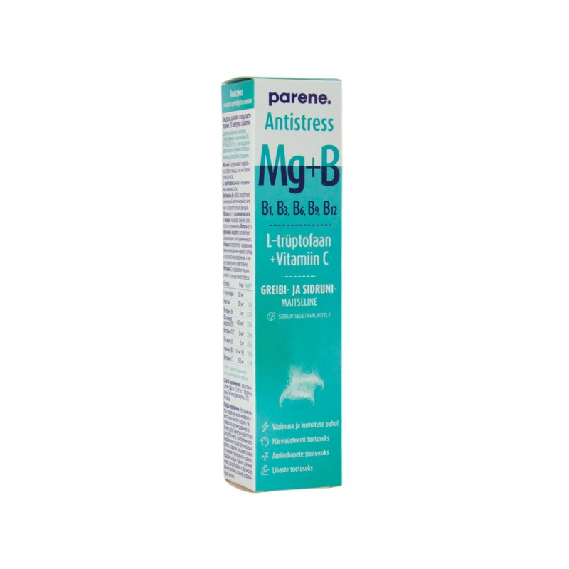 Parane Антистресс Mg+B комплекс N20 шипучие таблетки