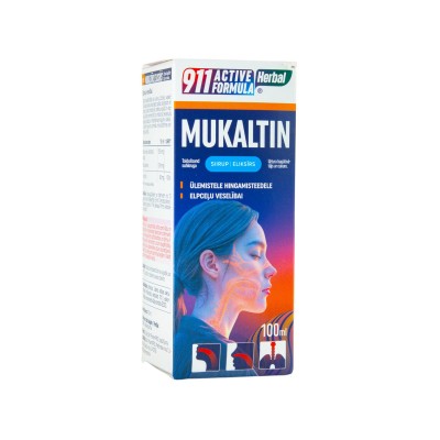 911 Active Formula mukaltin siirup 100ml