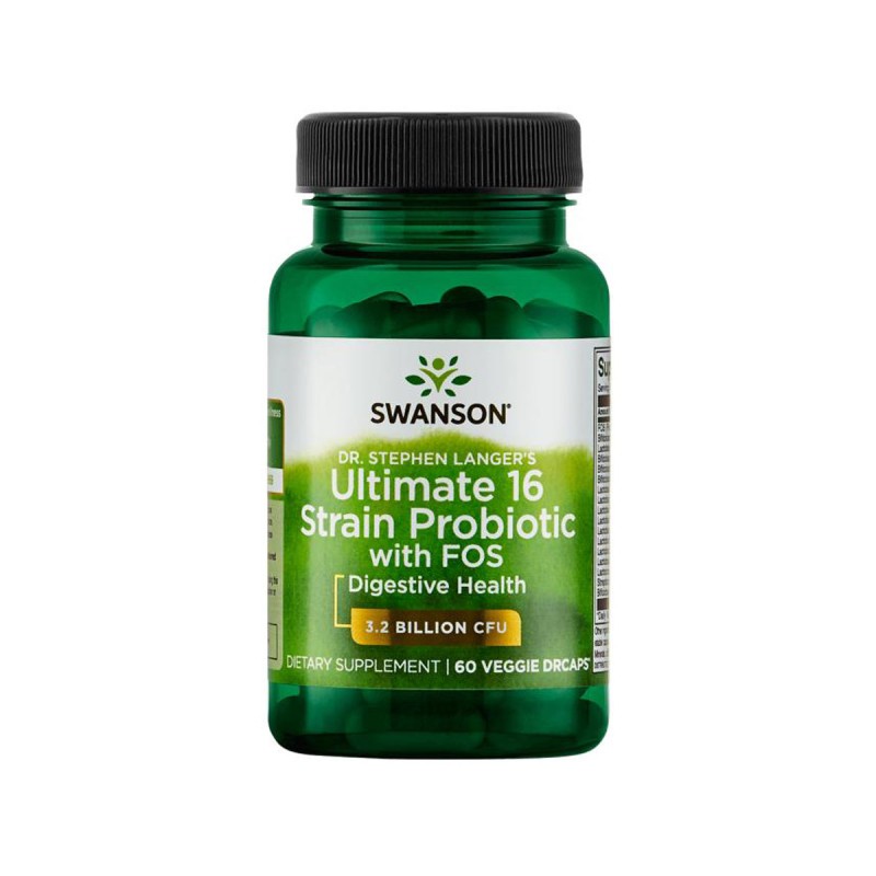 Swanson Ultimate 16 Strain Probiotik with FOS 60 kaps. SWA051