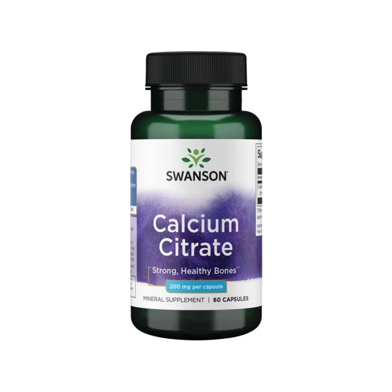 Swanson Calcium Citrate 200mg 60 kaps. SW1188