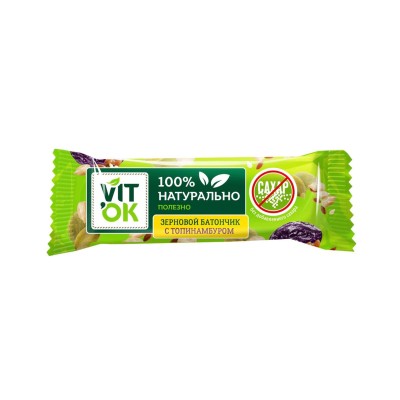 Конфета - батончик "VITok" с топинамбуром 30гр