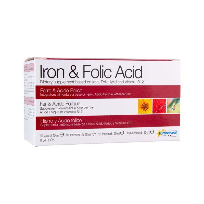 Raud Foolhappe ja B12-vitaniiniga 10ml 10 flakooni