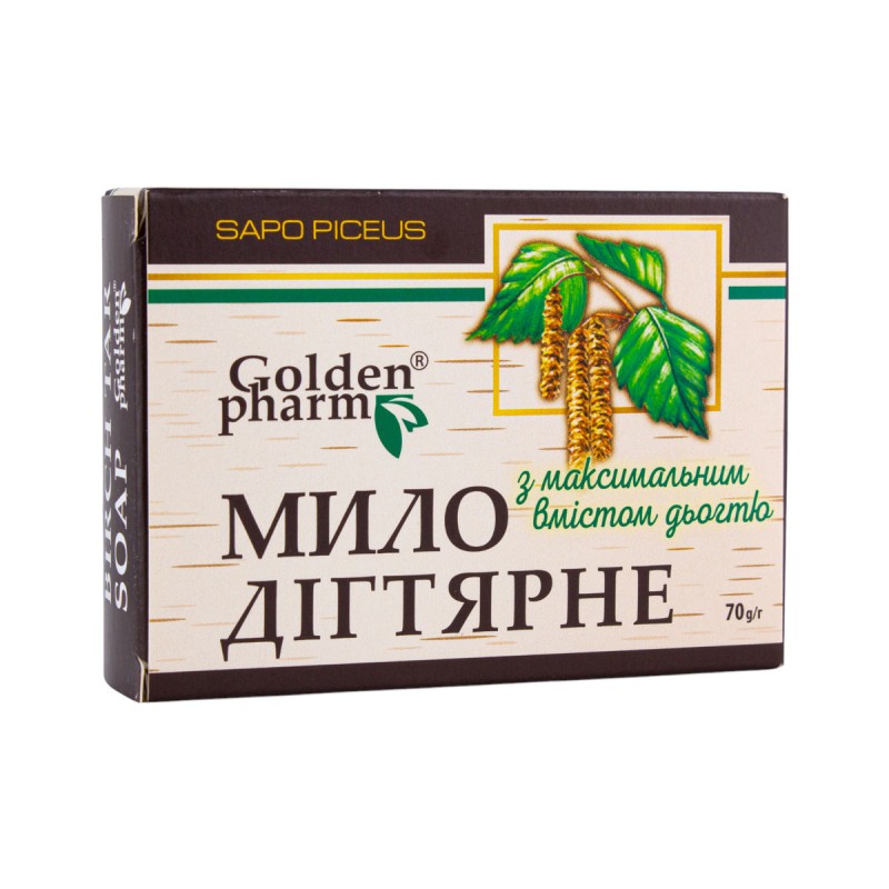Мыло дегтярное 70гр Golden Pharm