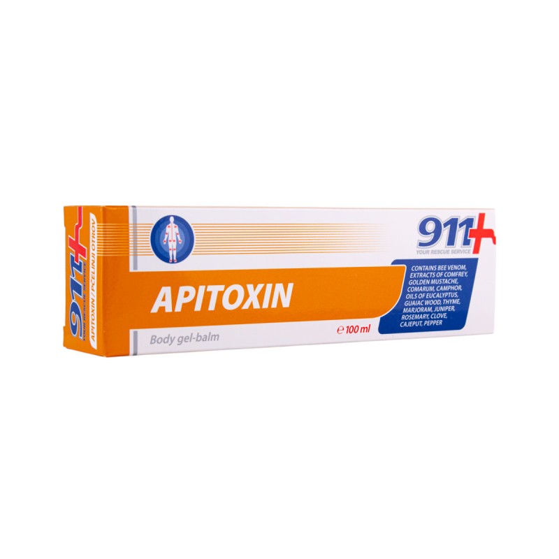 911+ Apitoxin с пчелиным ядом гель-бальзам для суставов 100мл