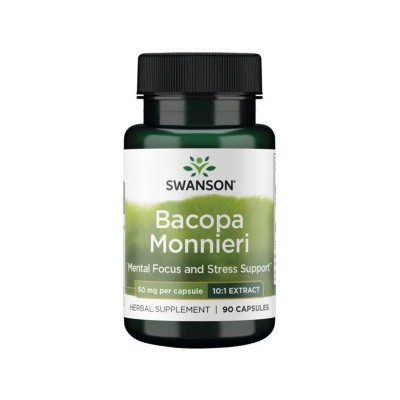 Swanson Bacopa Monniera 10:1exst. 90 kaps SW1619