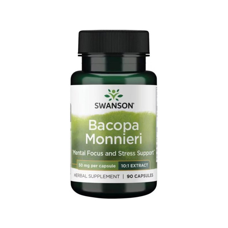 Swanson Bacopa Monniera 10:1exst. 90 kaps SW1619