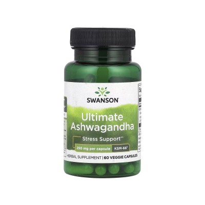 Swanson Ашваганда KSM-66 250мг 60 капс. SWU1003