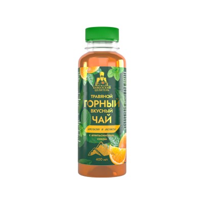 Kavkazskiy Tselitel taimne teejook apelsin ja melissa apelsini mahlaga 400ml