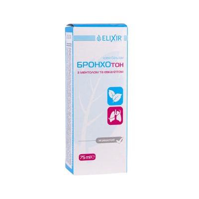 Elixir Bronhoton kreem palsam mentooli ja eukalüptiga 75ml