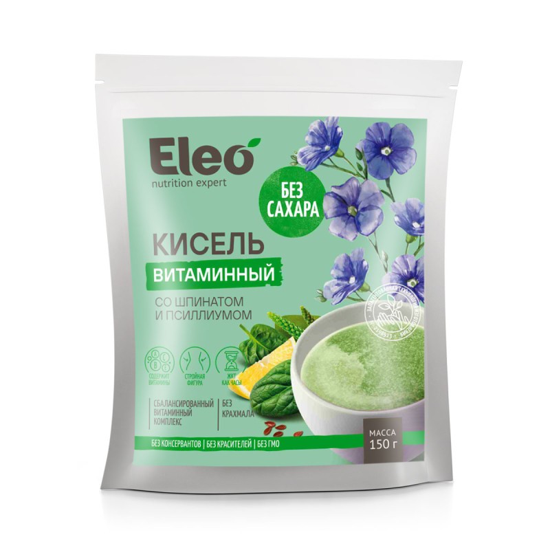 Eleo Kissell spinati ja psülliumiga 150g