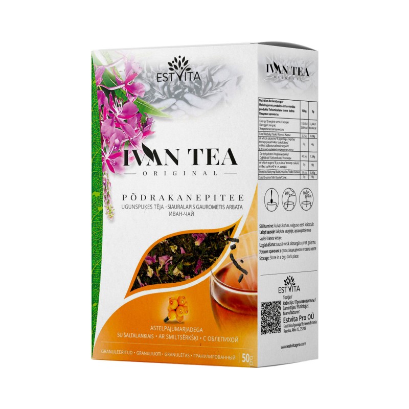 Põdrakanepi tee astelpajuga 50 gr