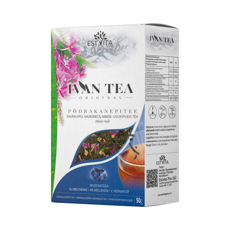 Põdrakanepi tee mustikaga 50 gr