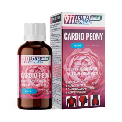 911 Activ Formula Herbal Сердечные капли с Пионом 40мл