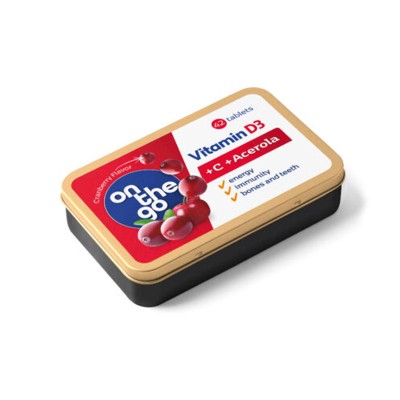 Витамины Д+С+экстракт тропической вишни (ацерола) табл.N42 On The Go