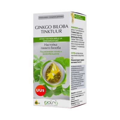 Tinktuur Ginkgo Biloba 40ml