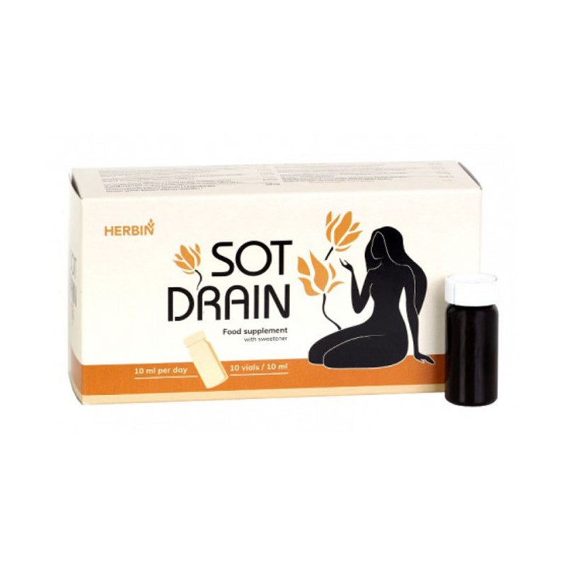 Herbin Sot Drain 10ml flakoonid 10tk