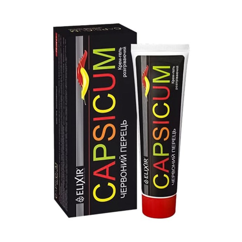 Elixir Capsicum soojendav kreem- geel 75ml