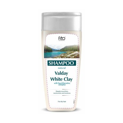 Fitokosmetic Valdai valge saviga shampoon juustele 270ml