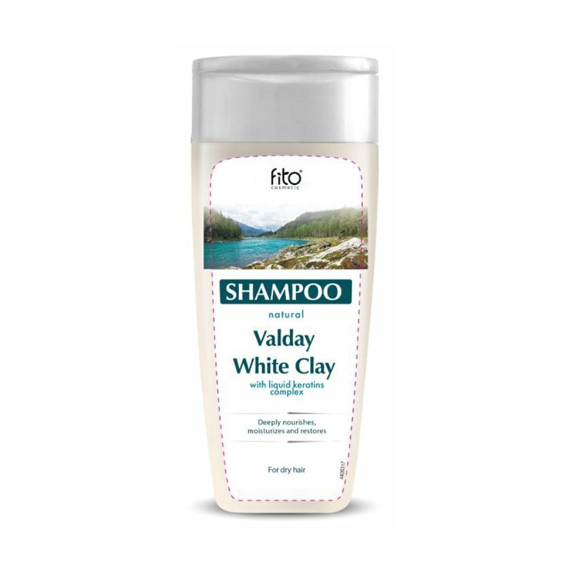 Fitokosmetic Valdai valge saviga shampoon juustele 270ml