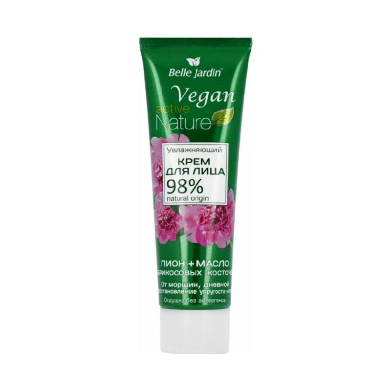 Belle Jardin Active Nature увлажняющий крем для лица Пион+абрикосовое масло 85 мл