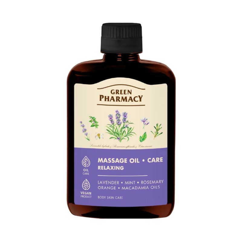 Green Pharmacy lõõgastav massaažiõli 200 ml