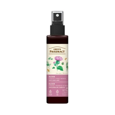 Green Pharmacy juuste väljalangemise eliksiir takja ja nisuproteiiniga 150ml