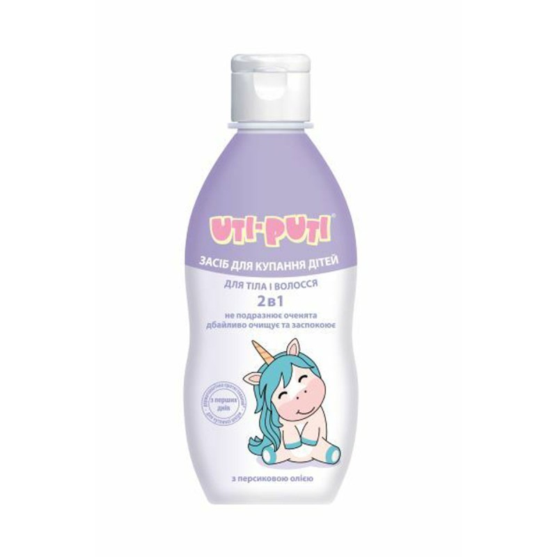 Uti Puti Средство для купания детей 2в1 200гр
