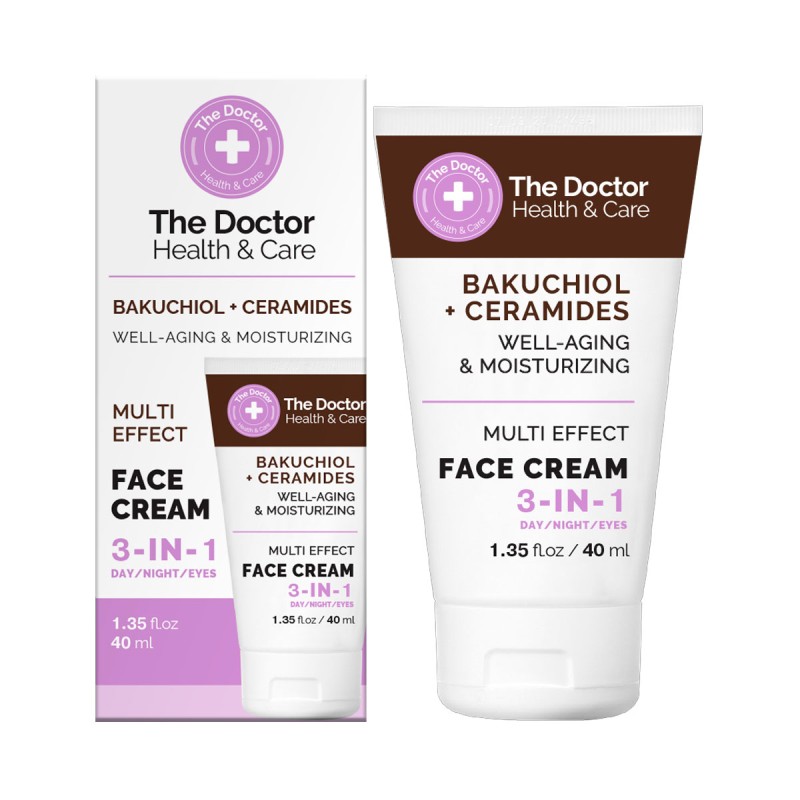 The Doctor Health & Care Bakuchiol + keramiidide 3-ühes näokreem 40 ml