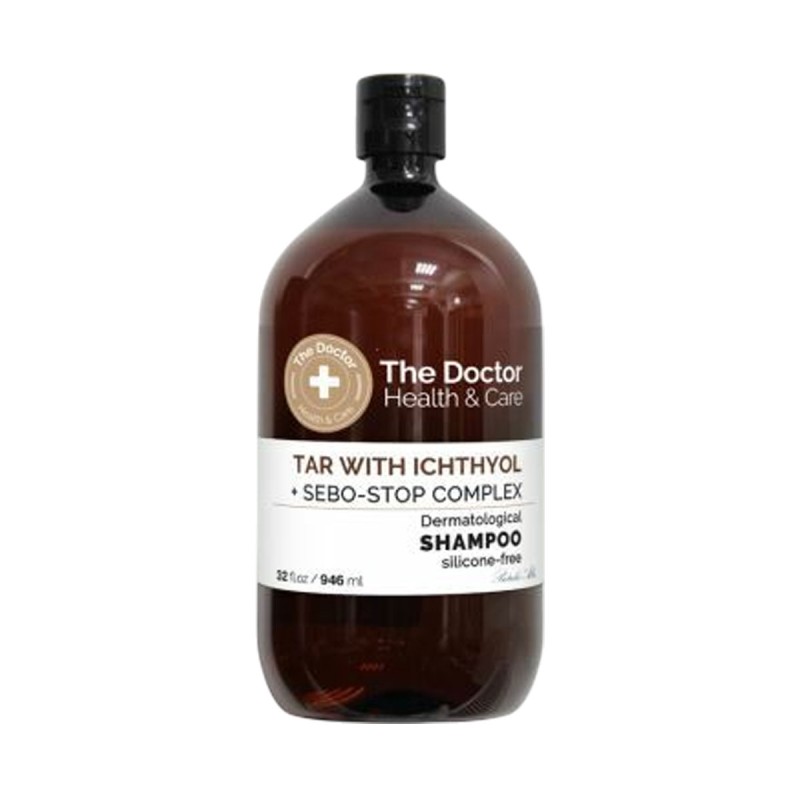 The Doctor Health & Care Tar With Ichthyol + Sebo-Stop complex dermatological shampoo 946 ml