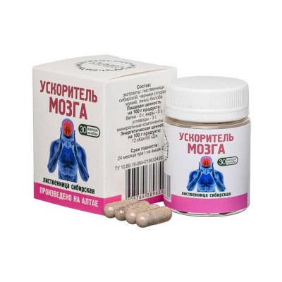 Olimed Siberi Lehis "Kiirem Aju" taimede ekstraktid 400mg kapslites N30