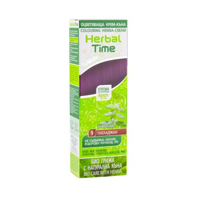 Herbal Time Крем-хна 75мл Баклажан