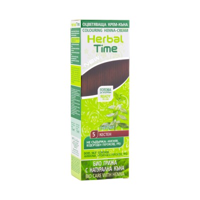 Herbal Time Henna kreem 75ml Kastan