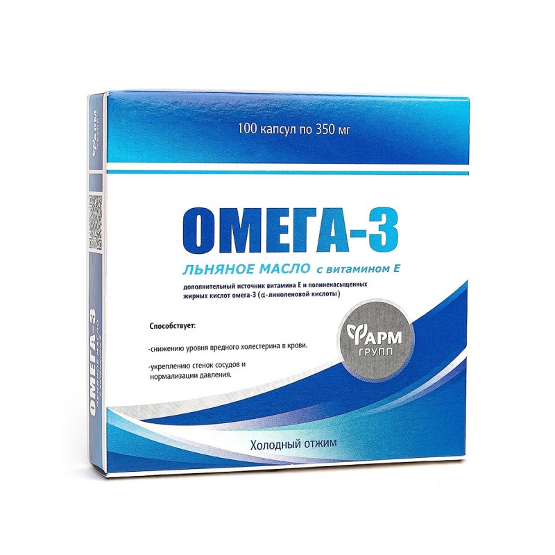 Omega-3 linaseemneõli E-vitamiiniga N100