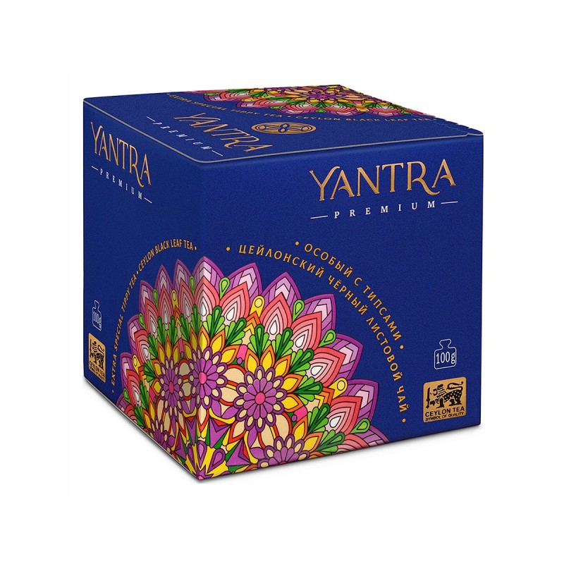 Чай Yantra Премиум. Чёрный листовой с типсами, Extra Special Tippy Tea, Шри-Ланка, 100 г