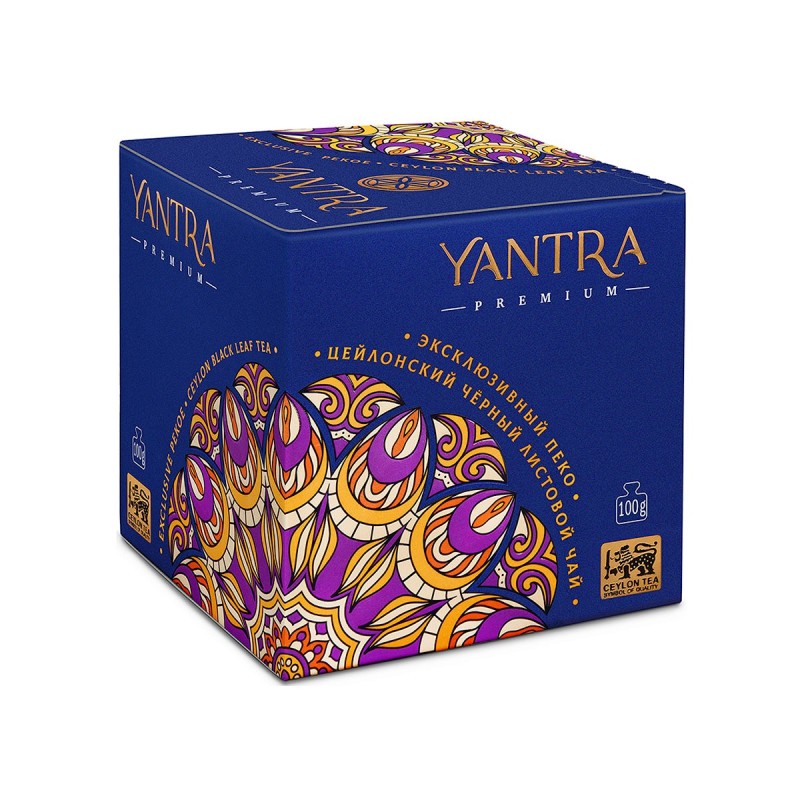 Чай Yantra Премиум. Чёрный листовой, Exclusive Pekoe, Шри-Ланка, 100 г