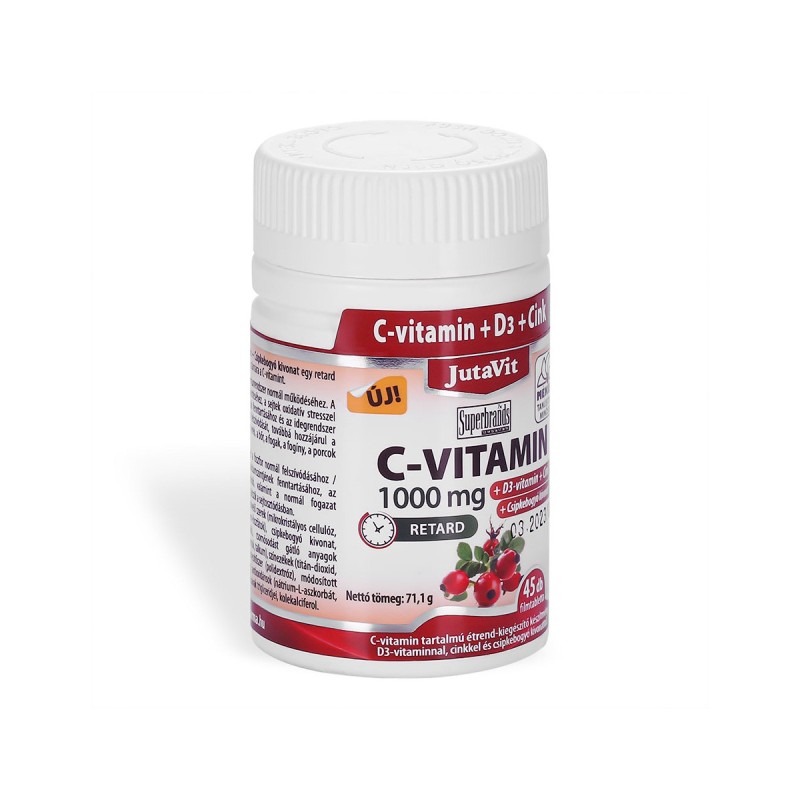 Vitamin C tabl.N45 1000mgr (kibuvitsa+D3+Zn)