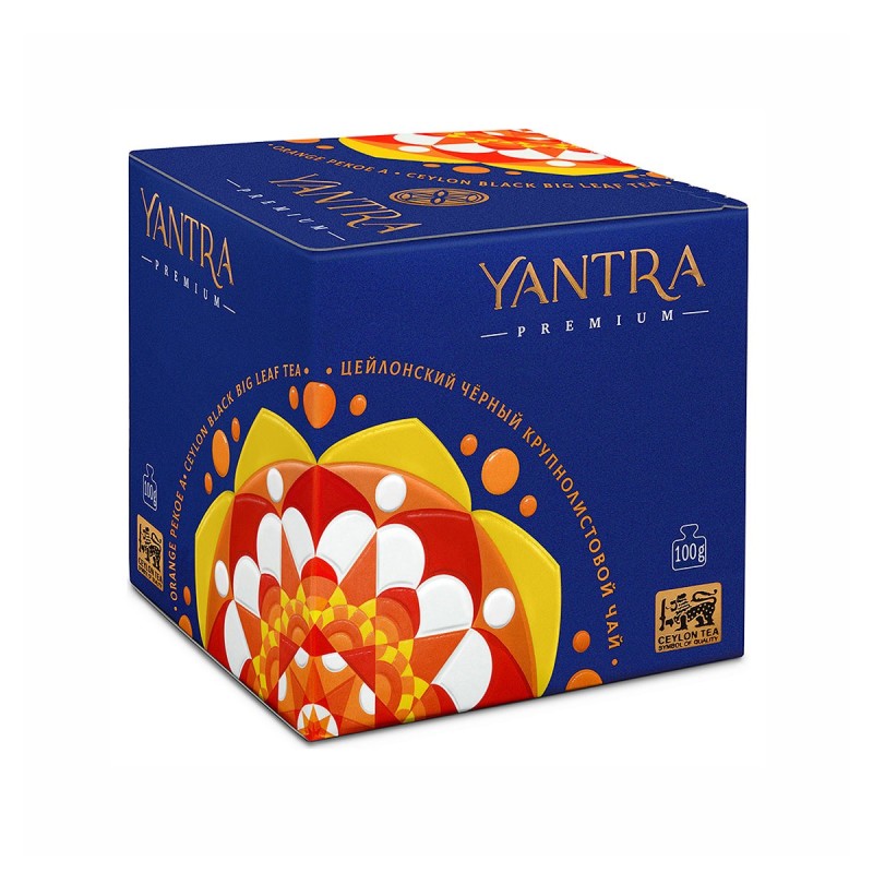 Yantra Premium Ceilon suureleheline must tee Orange Pekoe A 100g