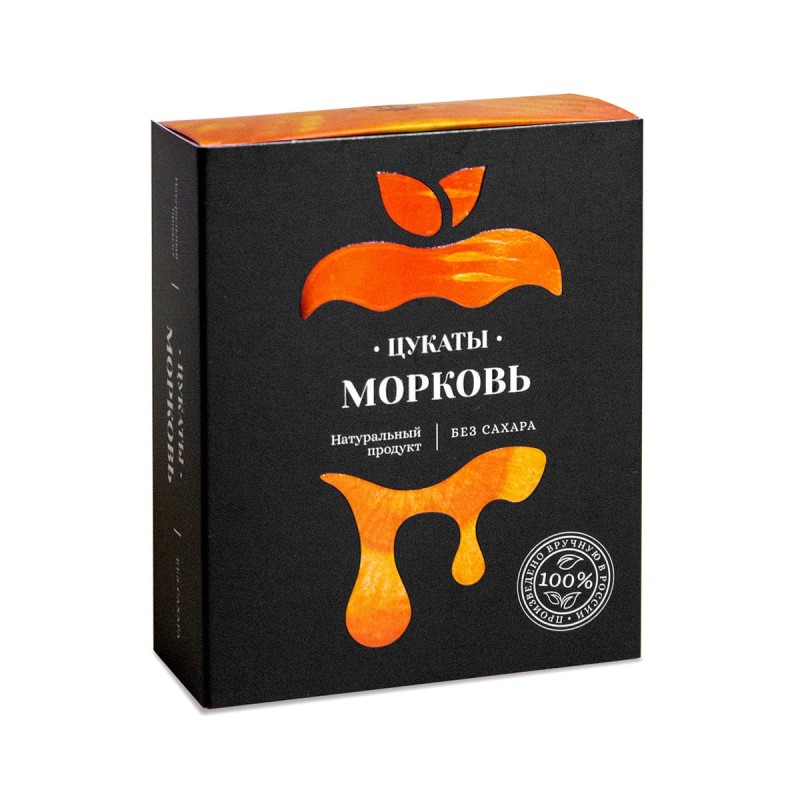 Цукатыт из моркови на сиропе топинамбура 100г