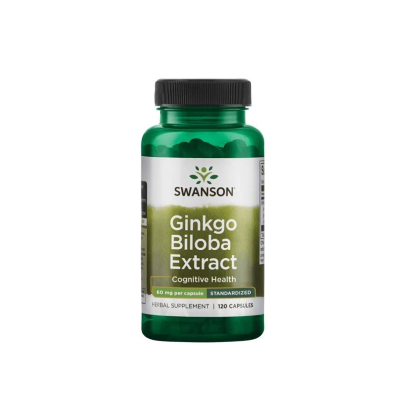 Swanson Ginkgo Biloba 24% ekstrakti kapslid 60mg, N120