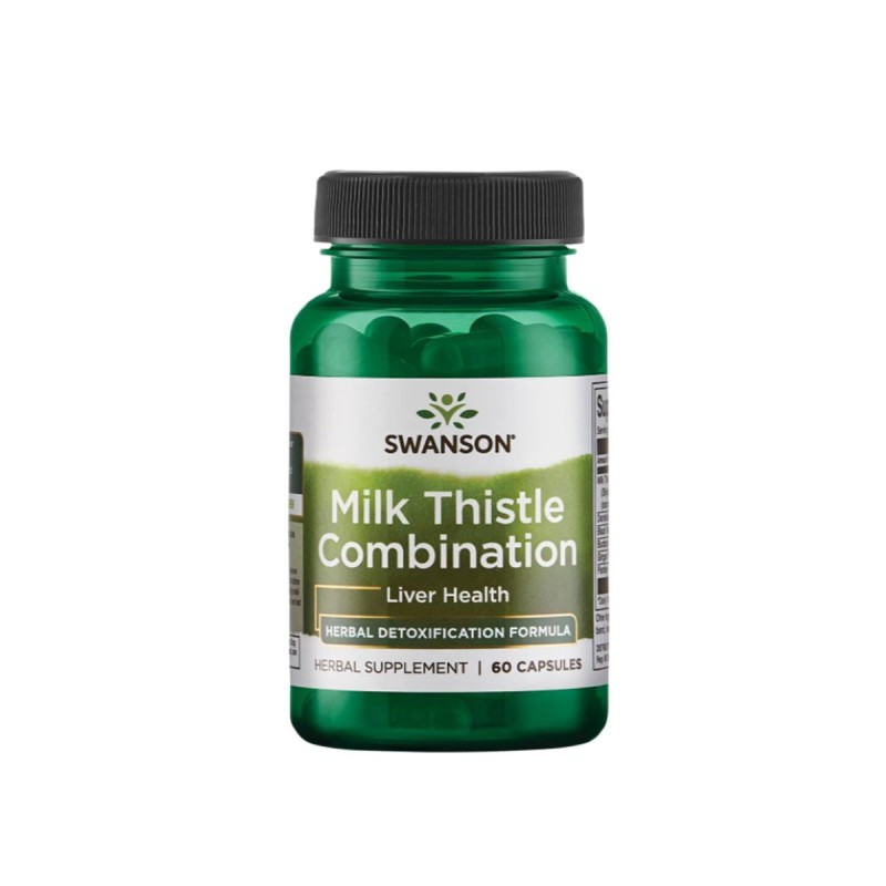 Swanson Расторопша, Milk Thistle Combination 60капс